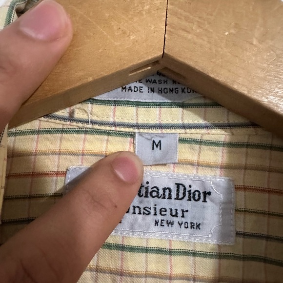 90s Christian Dior Button Down Shirt - Picture 3 of 5